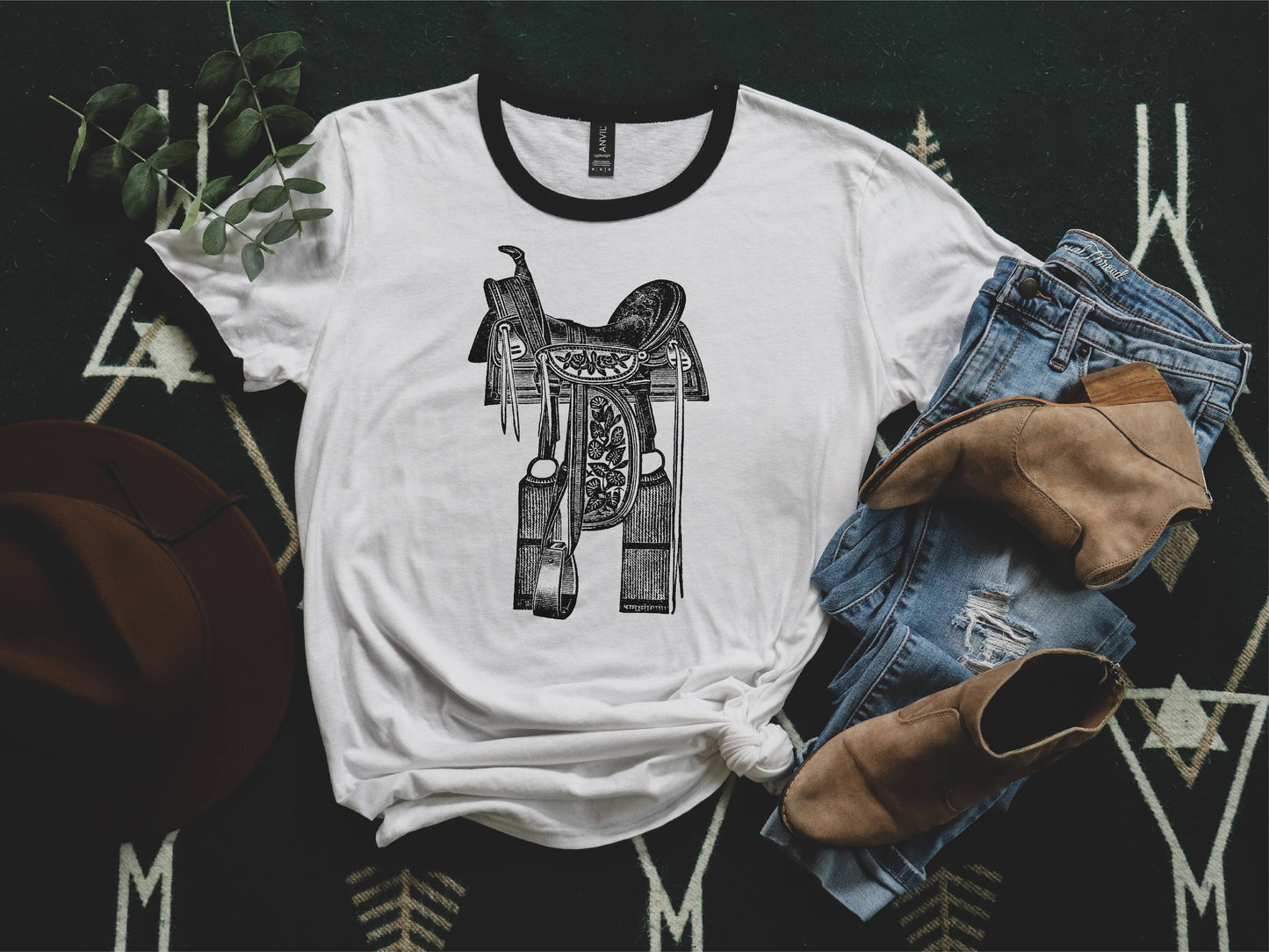 The Saddle Ringer Tee