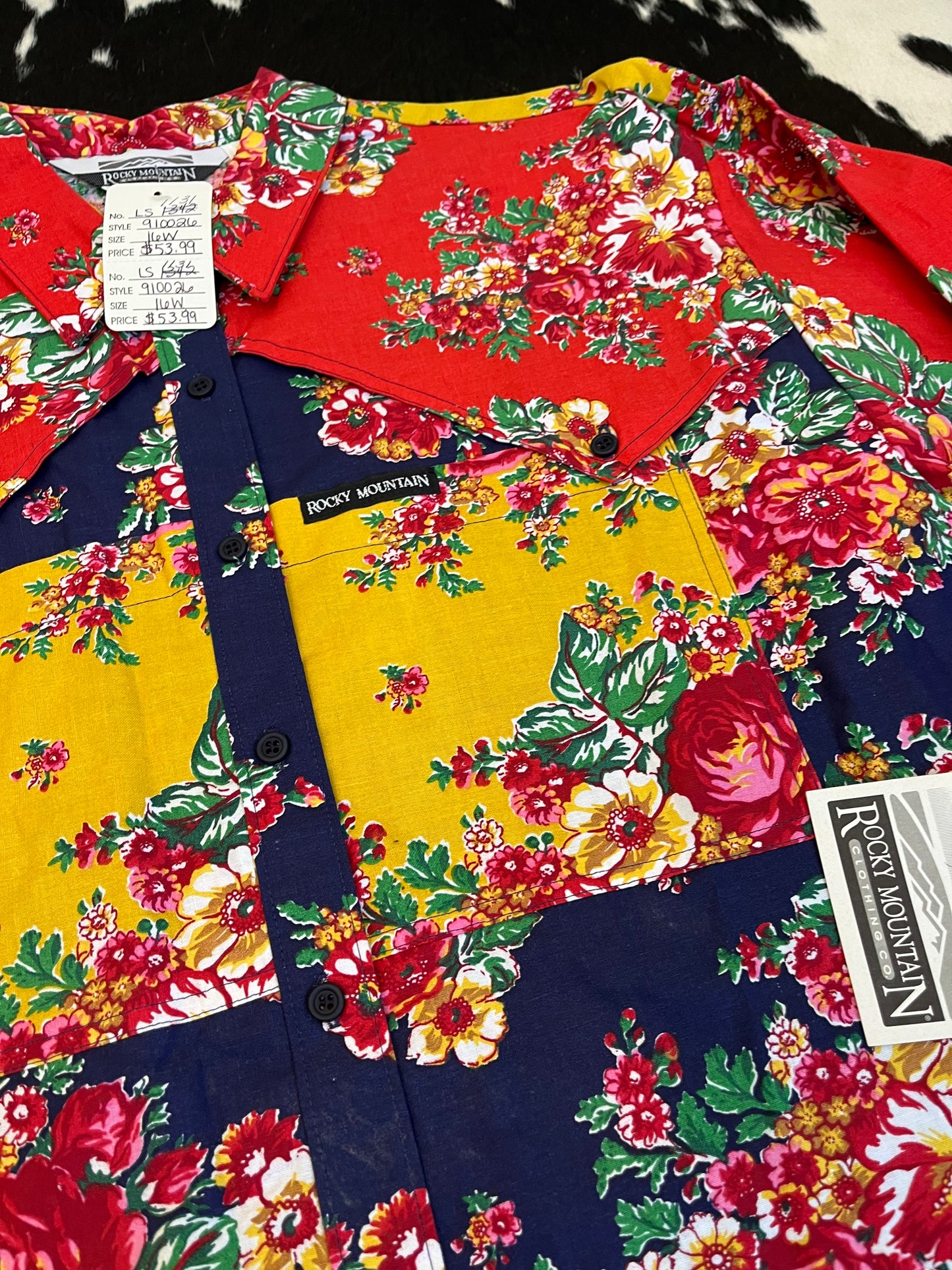 Women's Deadstock Rocky Mountain Button Up, XL