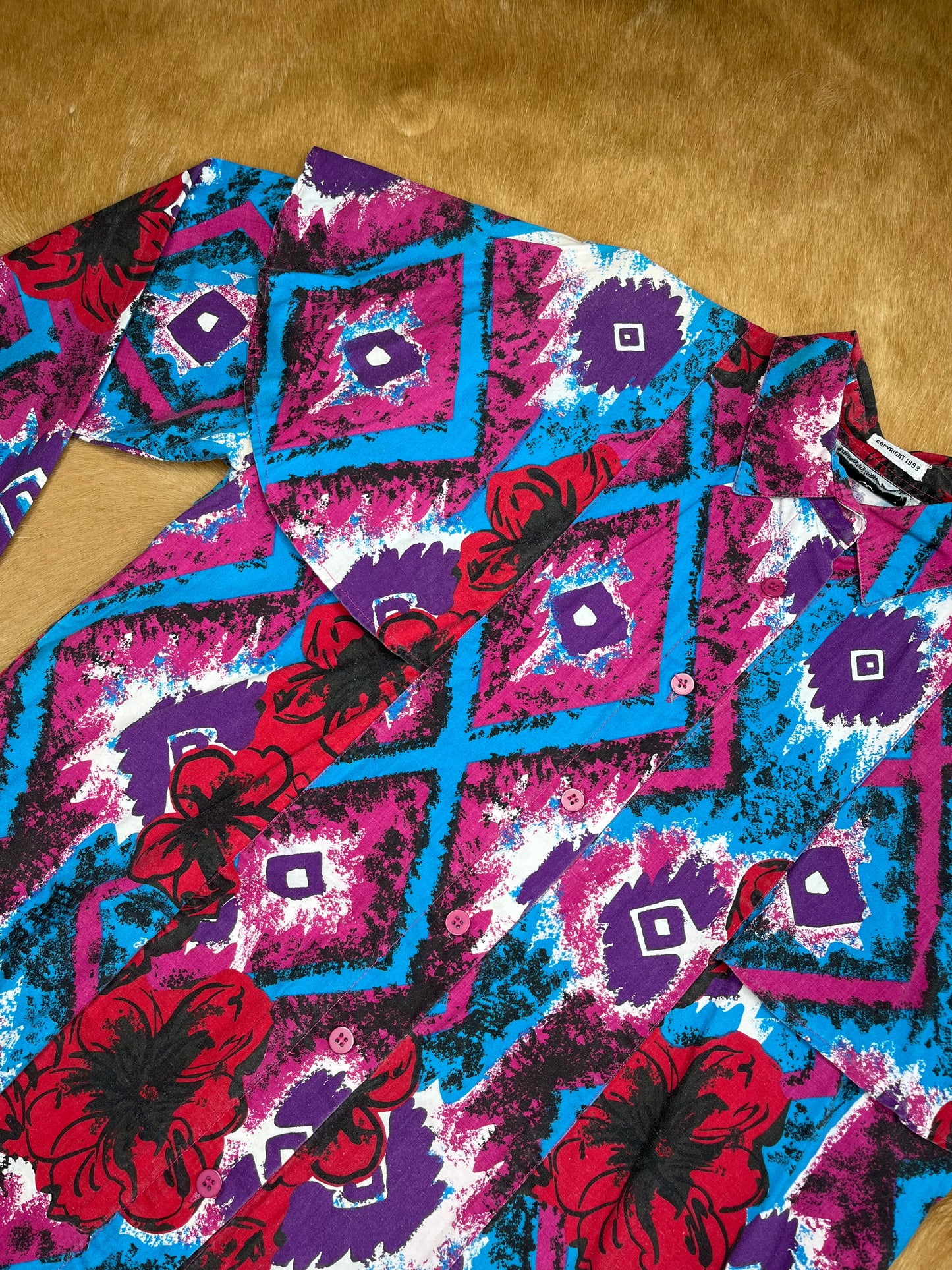 Women's Side Saddle Button Up, Medium