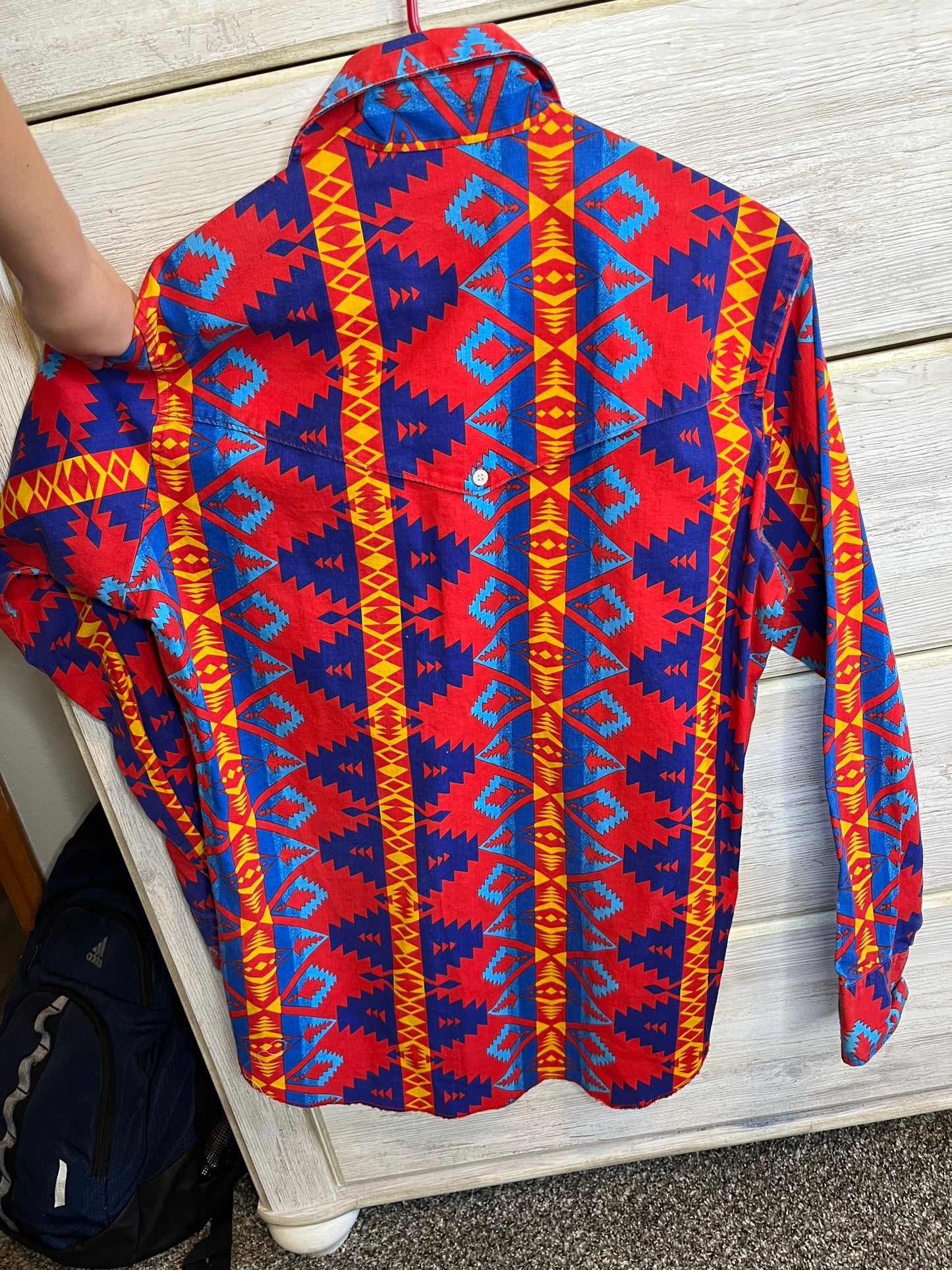 Men's Vintage Wrangler Button Up, Medium