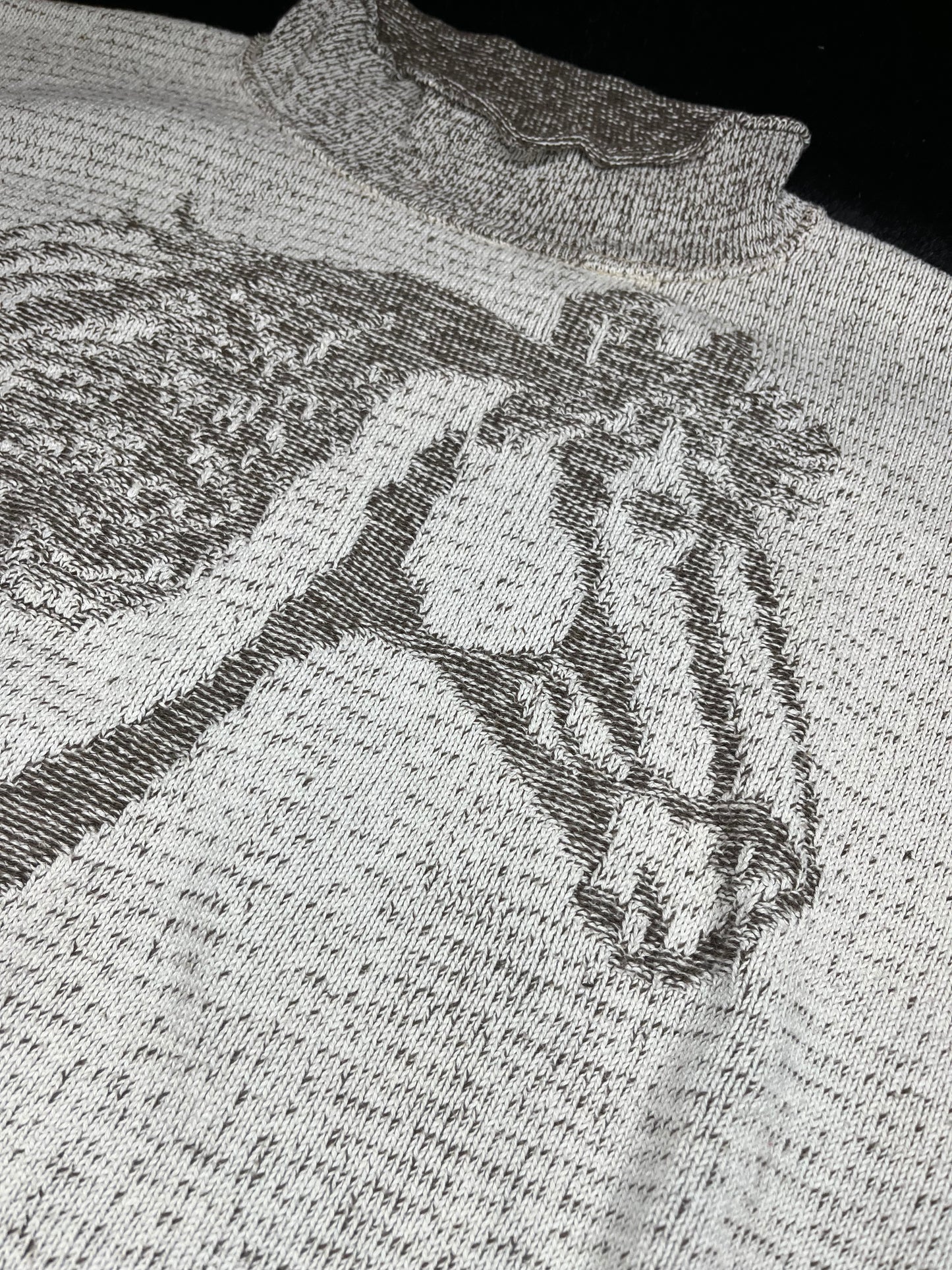 Modern Horse Mock-neck Sweater, XXL