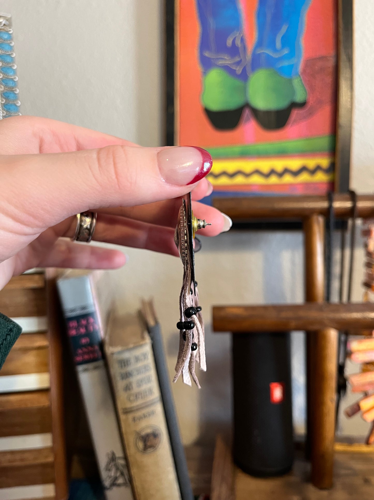 Vintage Concho Earrings
