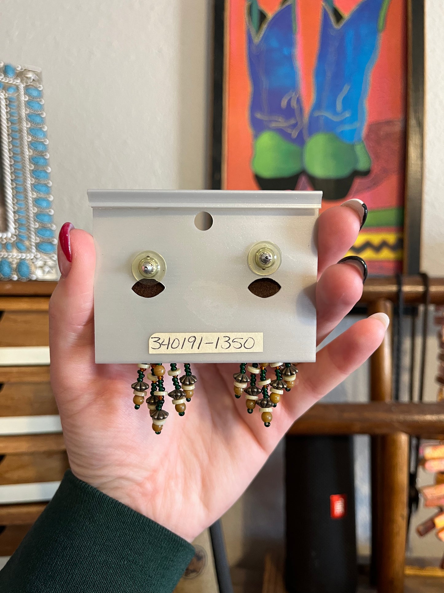 Vintage Concho Earrings
