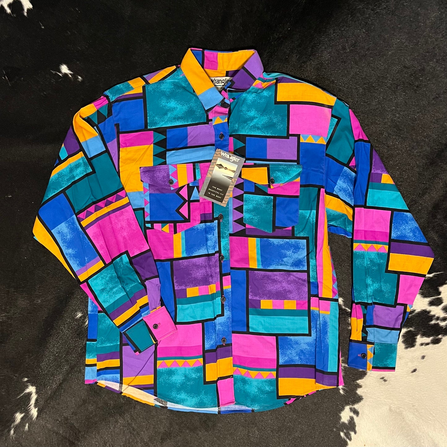 Women's Deadstock Wrangler Checotah Button Up, XL