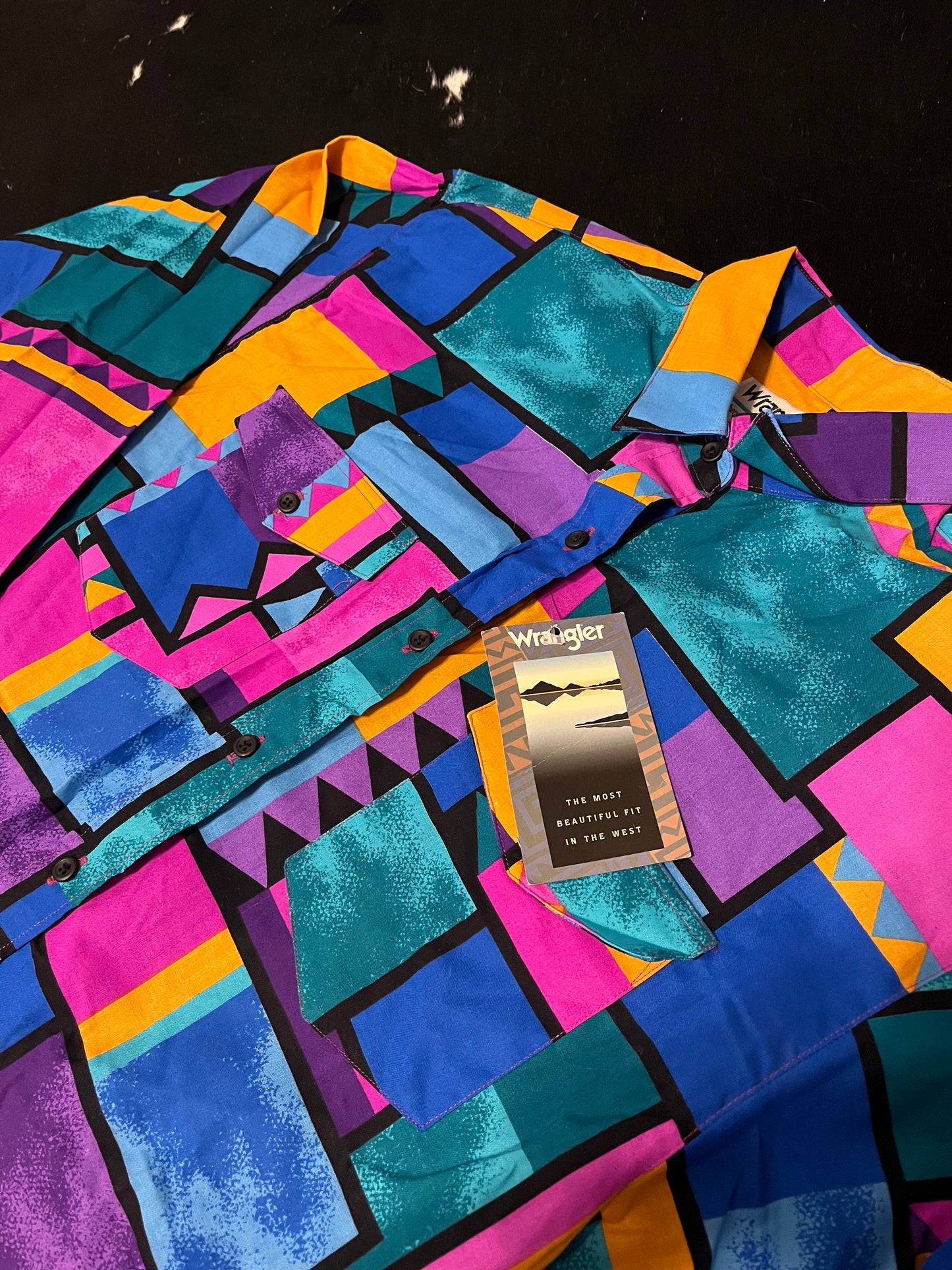 Women's Deadstock Wrangler Checotah Button Up, XL