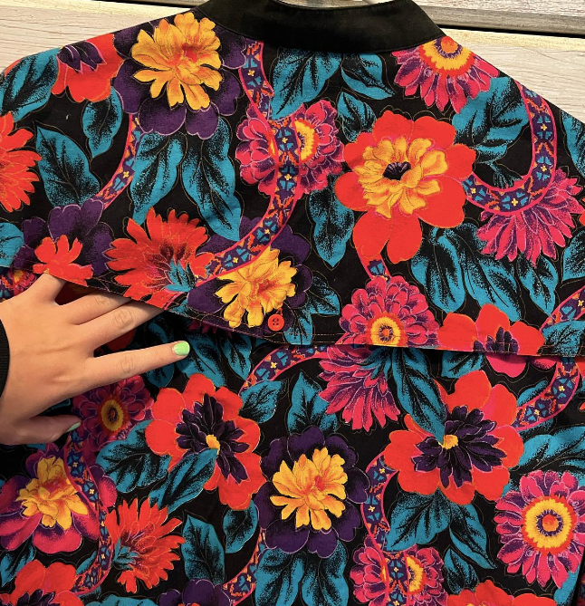 Men's VTG Collarless Wrangler Button Up, Large