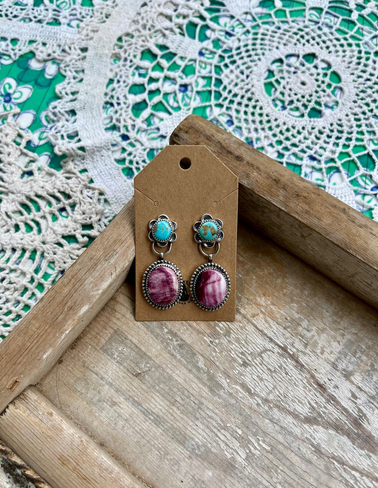 Sonoran Turquoise & Purple Spiny Dangles