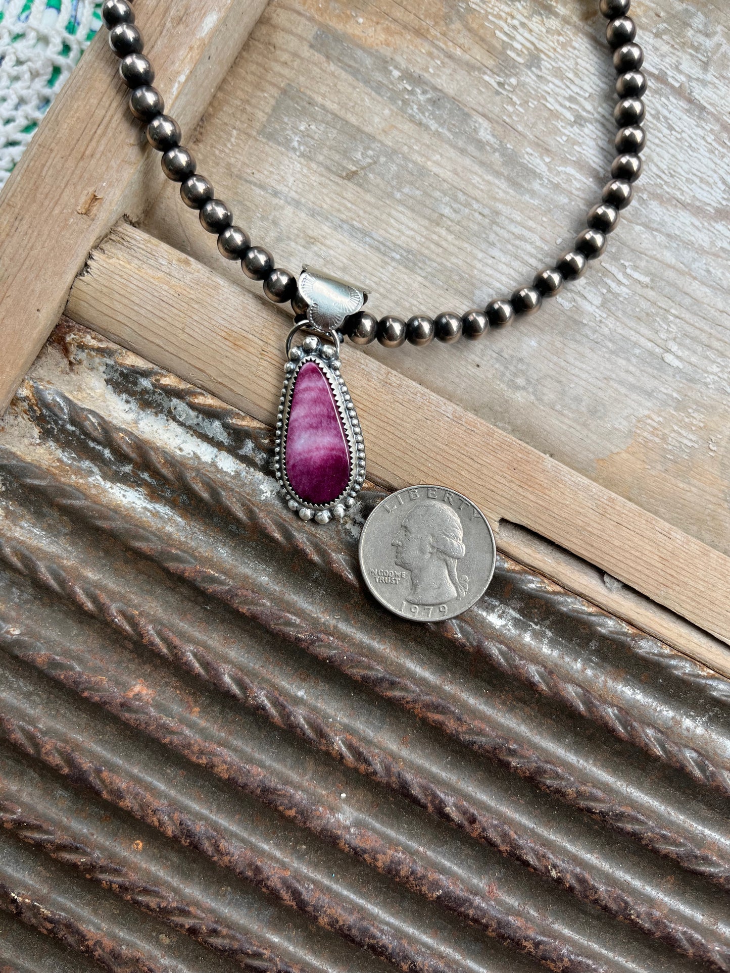 Purple Spiny Pendant