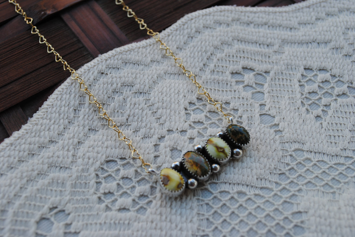 Palomino & Sonoran Mountain Bar Necklace