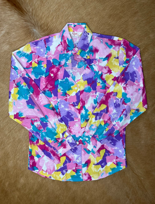 Women's Roper Button Up with Keyhole Cut Out, X-Small