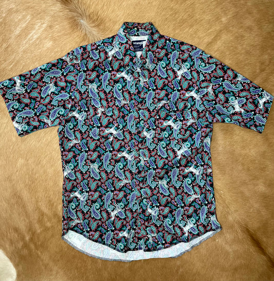 Men's Wrangler Button Up, Large