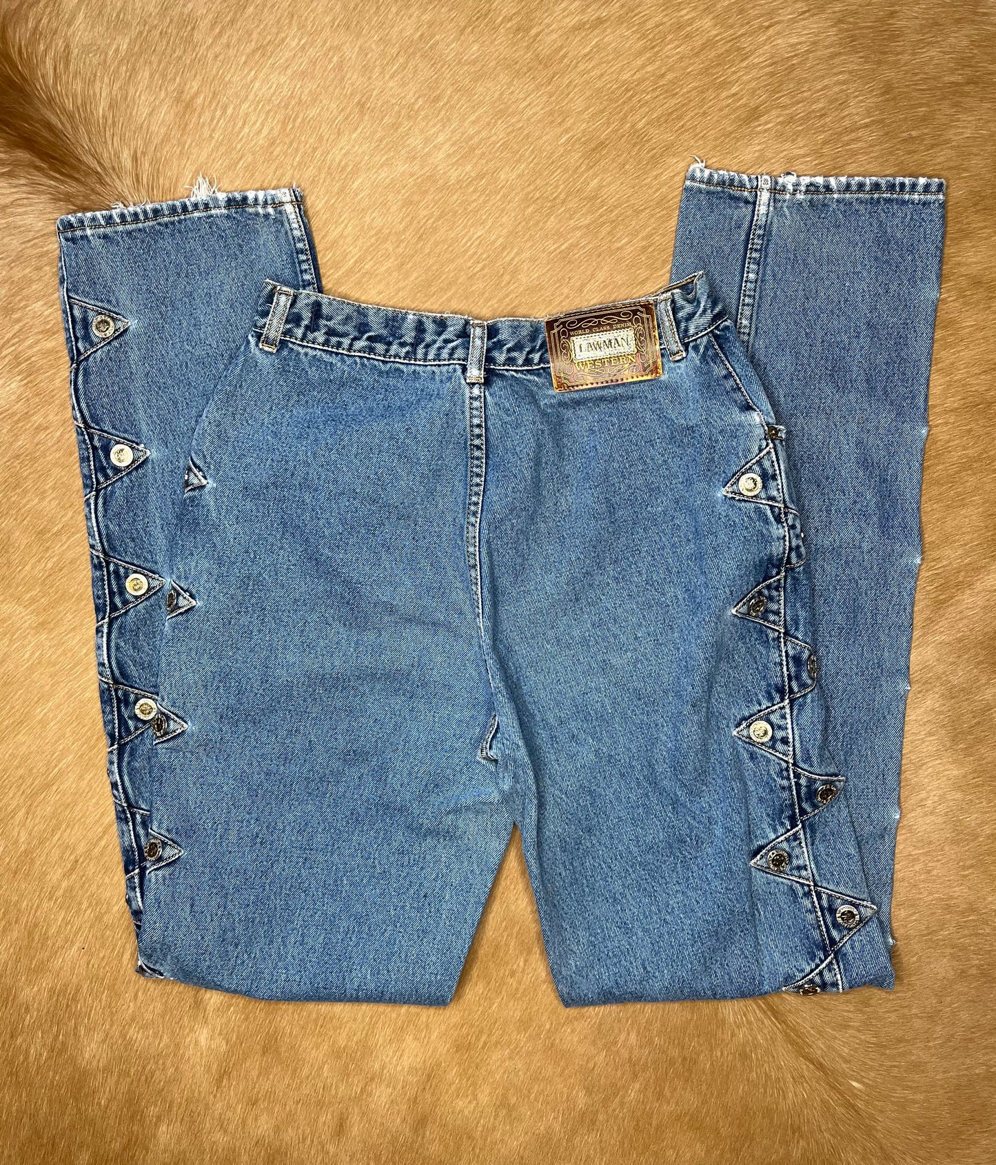 Lawmans with Side Buttons, Size 11
