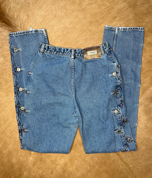 Lawmans with Side Buttons, Size 11