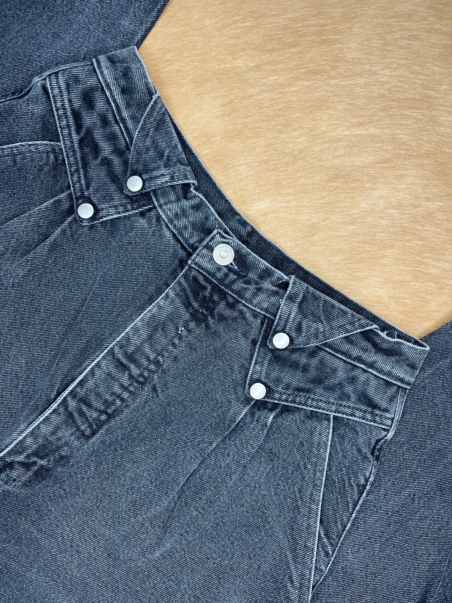 Bareback Wrangler Silverlakes with Button Front Yoke 15/16x36