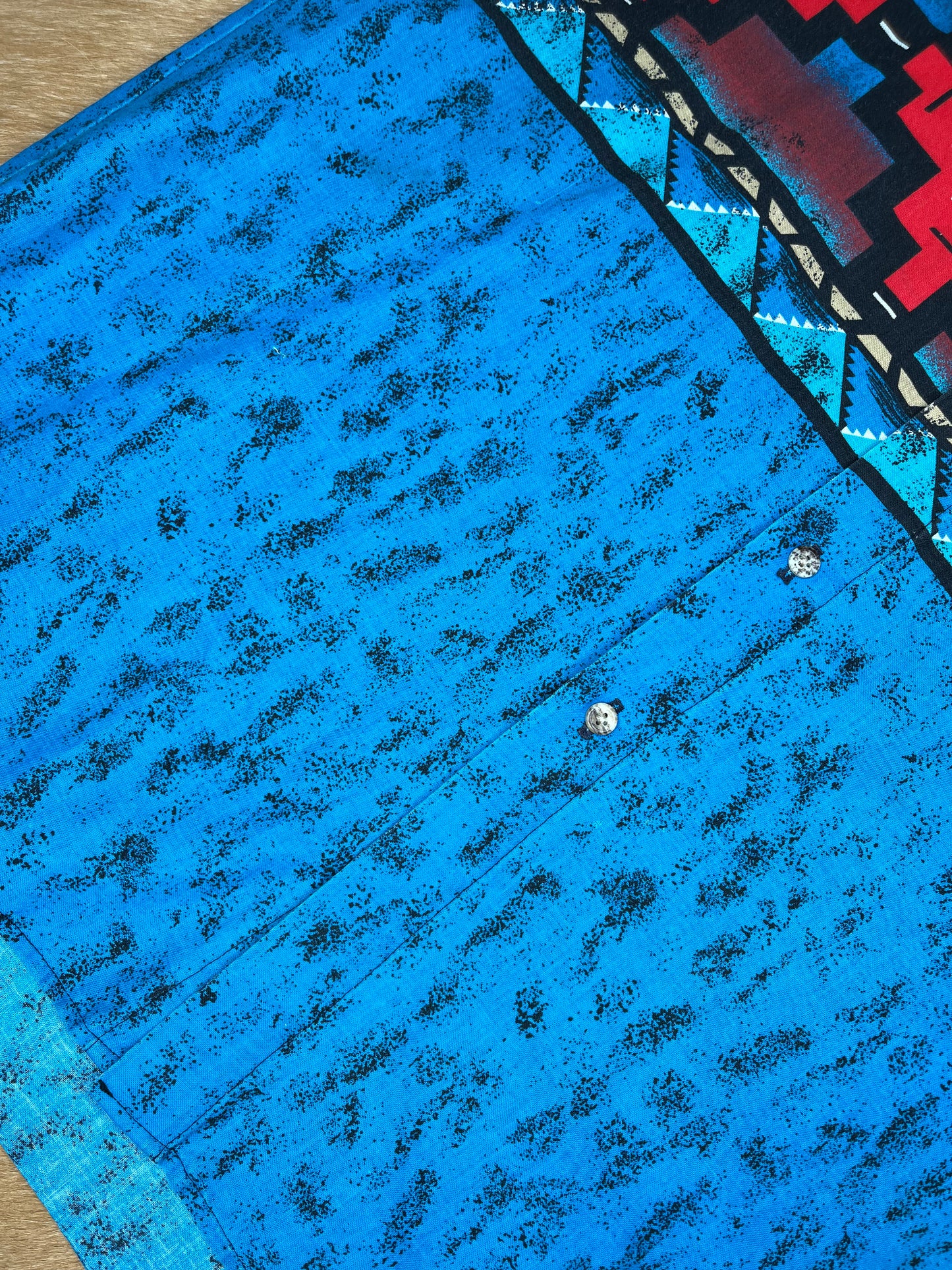 Men's Western Frontier Button Up, Large