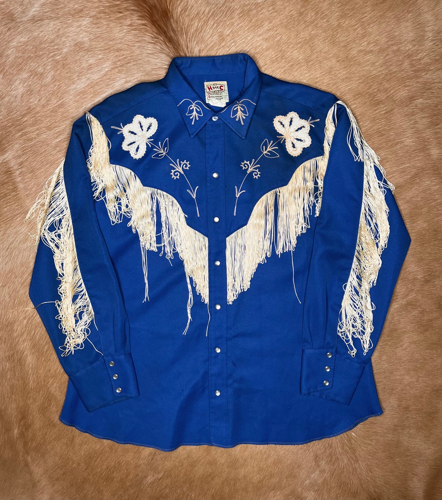 Men's H Bar C Pearl Snap, XXL