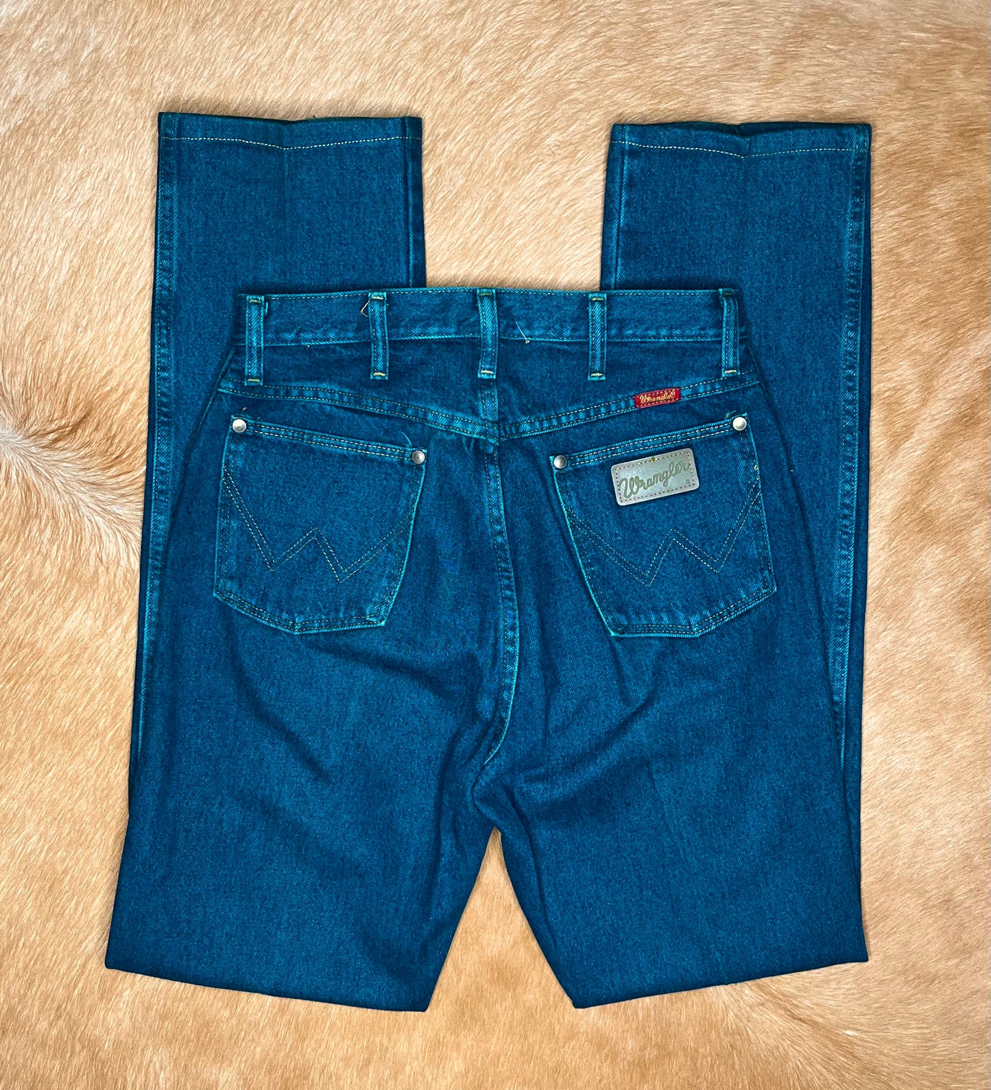 Women's Teal Cowboy Cuts 11x36