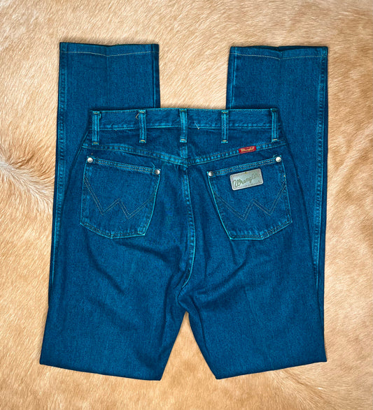 Women's Teal Cowboy Cuts 11x36