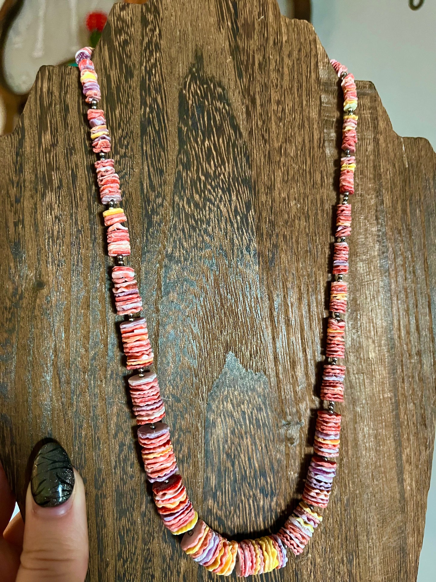 Noble Scallop Shell & Sterling Pearl Necklace