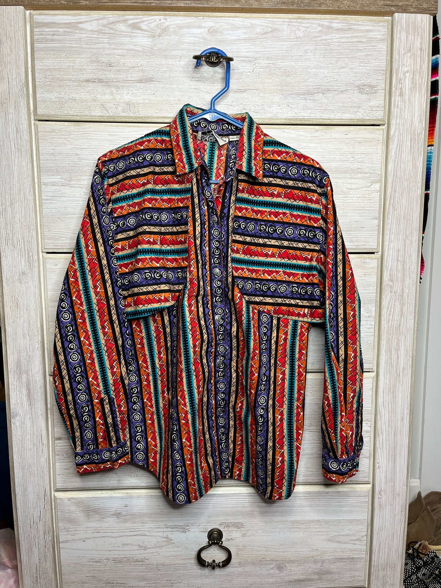 Women's VTG Rodeo Western Wear Button Up, Large