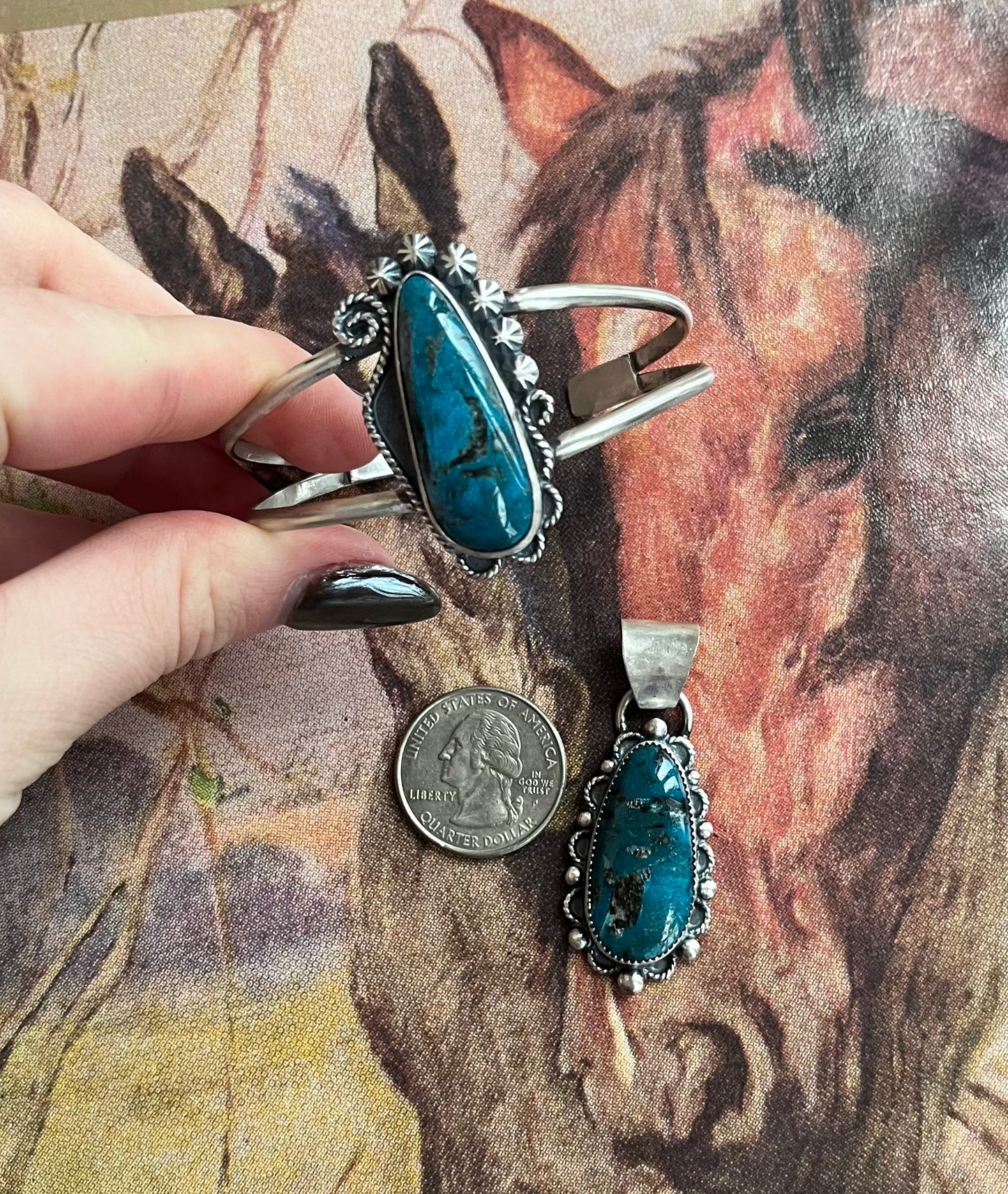 Ithaca Peak Turquoise Pendant