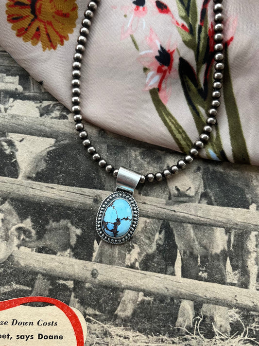 Golden Hill Turquoise Pendant