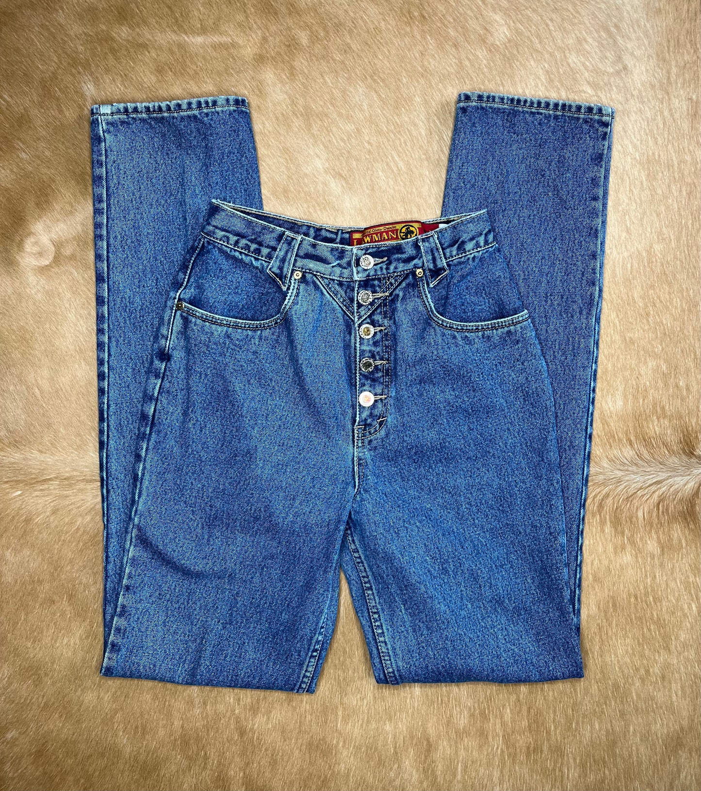 Faux Button Lawmans Size 9 Slim Fit