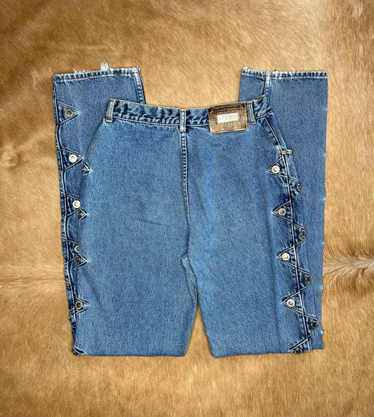 Lawmans with Side Buttons Size 11