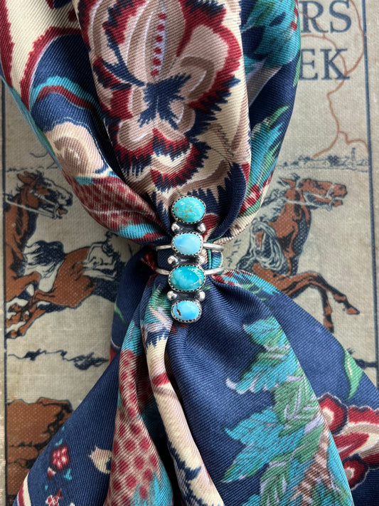 Four Stone Turquoise Ring Size 7