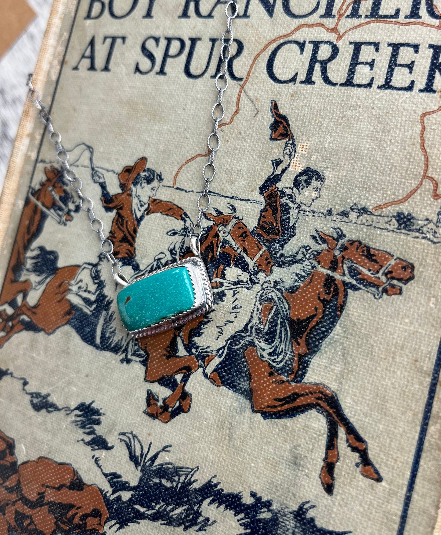 Turquoise Bar Necklace