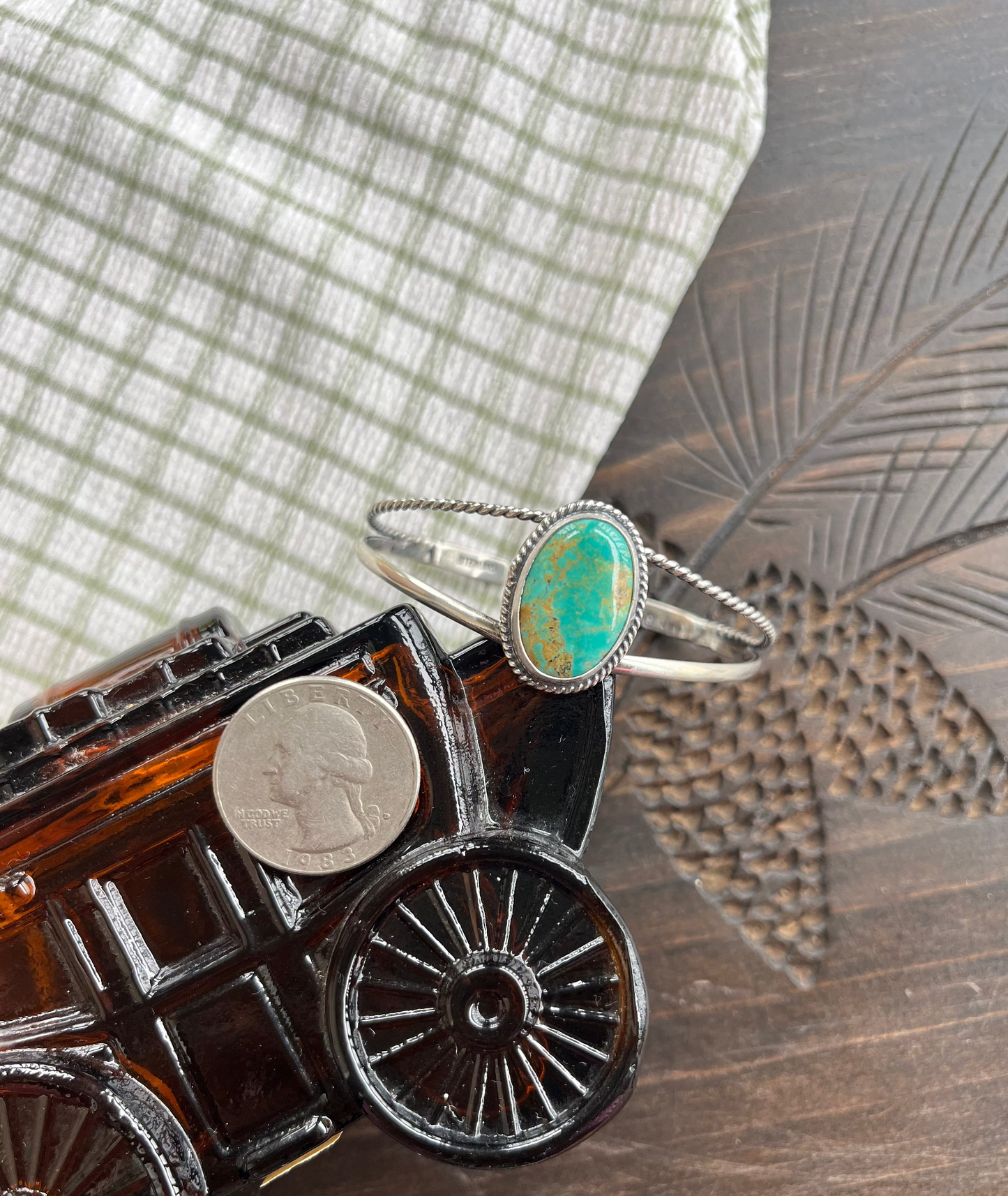 Tyrone Turquoise Cuff