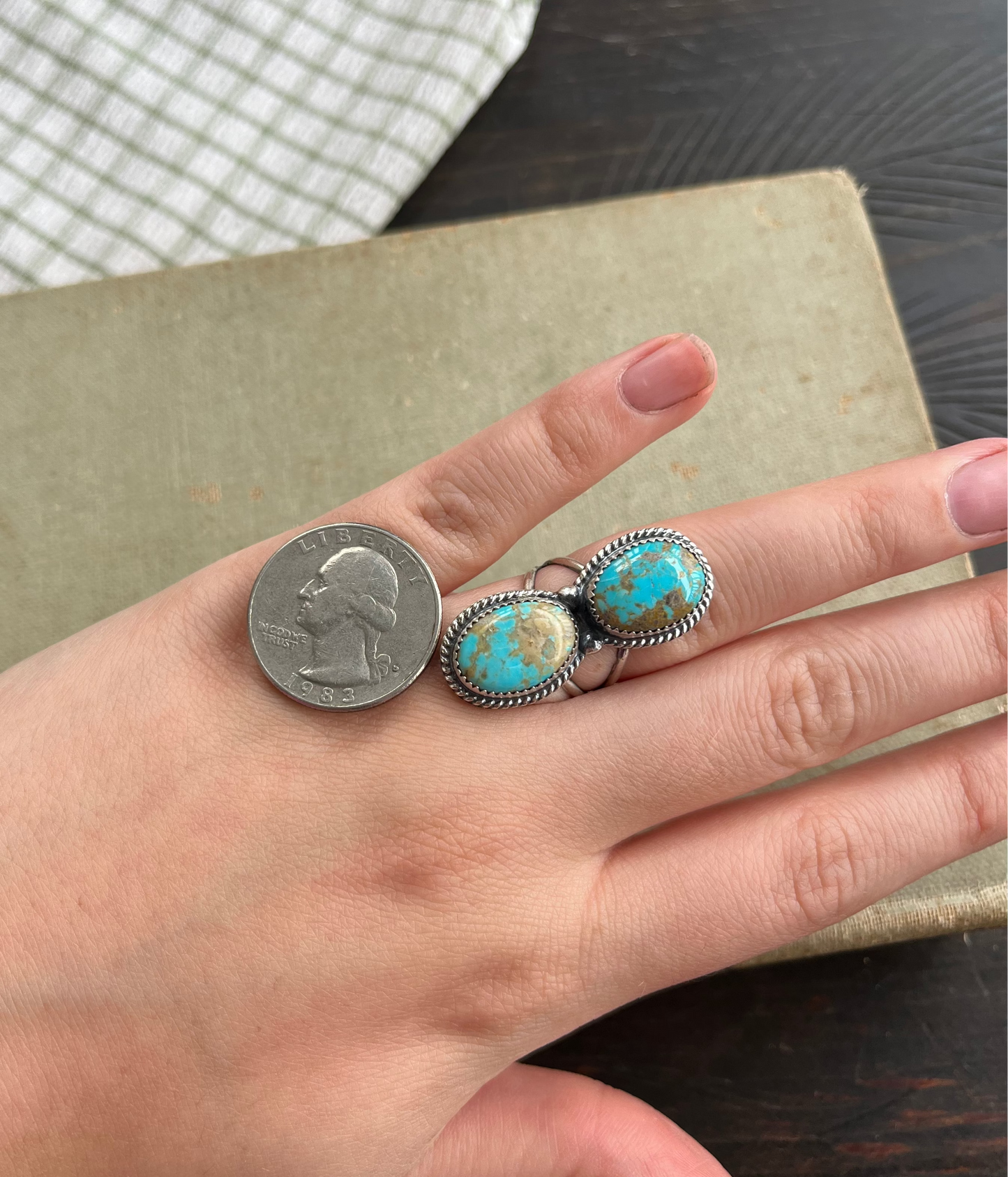 Sonoran Gem Two Stone Ring Size 6