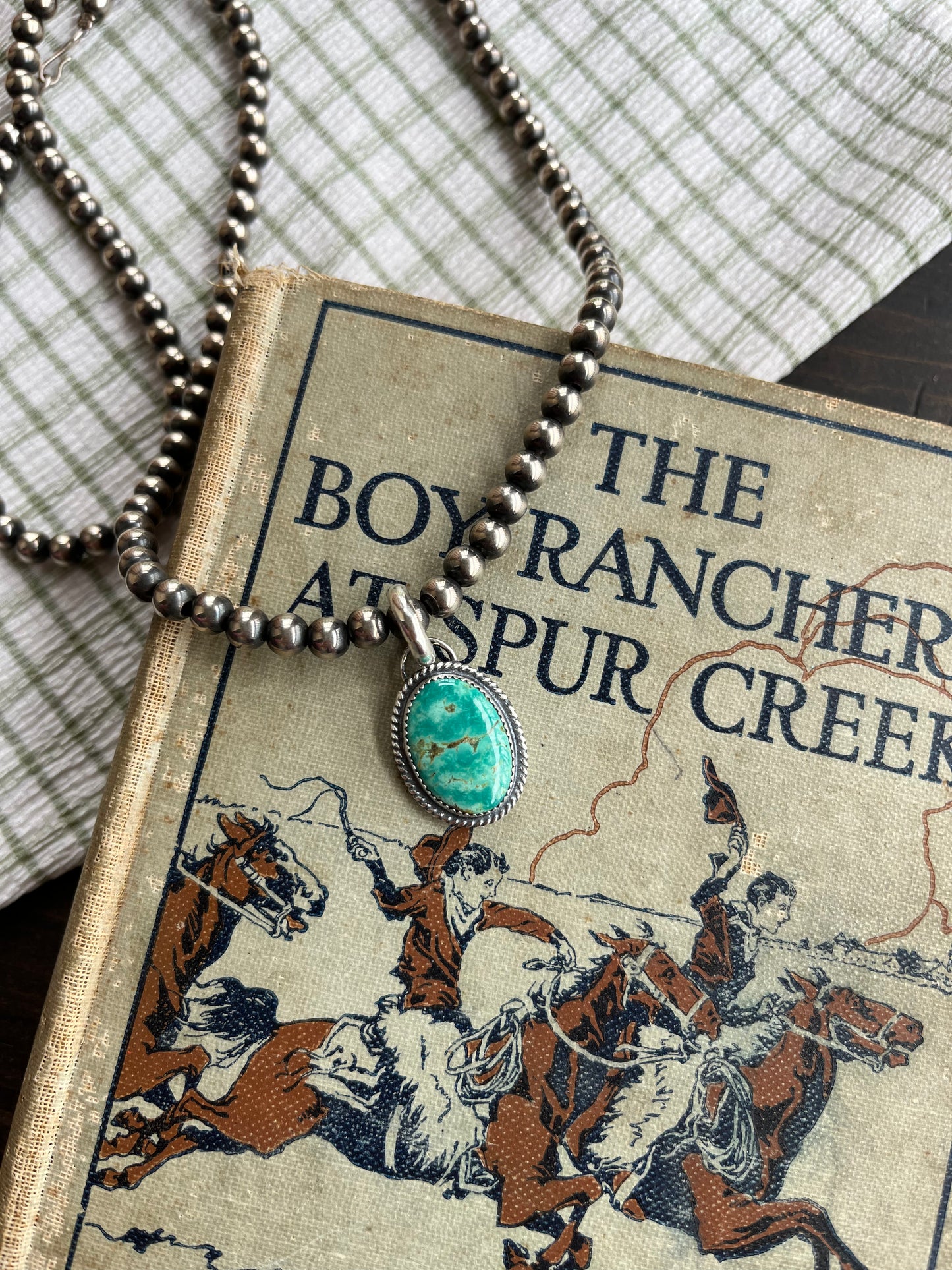 Tyrone Turquoise Pendant