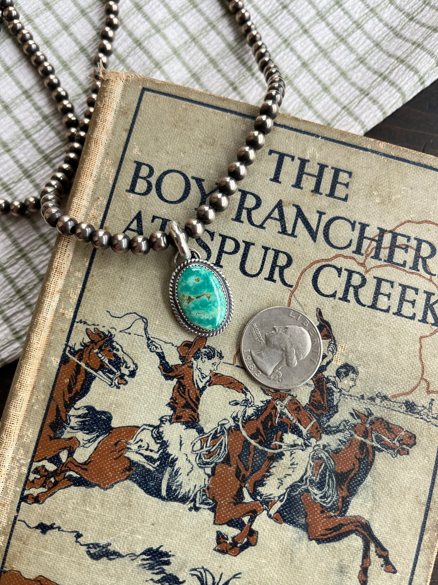 Tyrone Turquoise Pendant