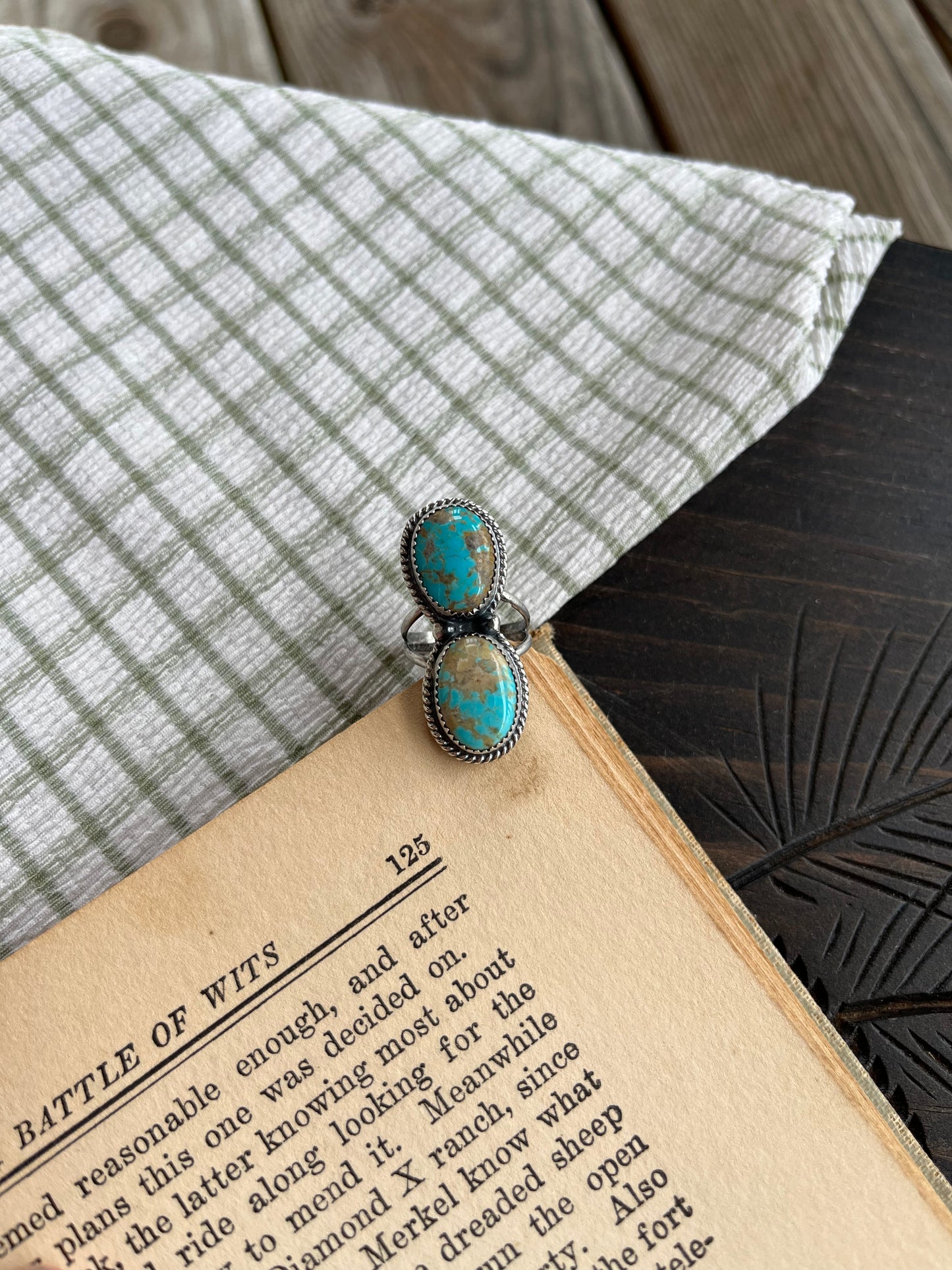 Sonoran Gem Two Stone Ring Size 6