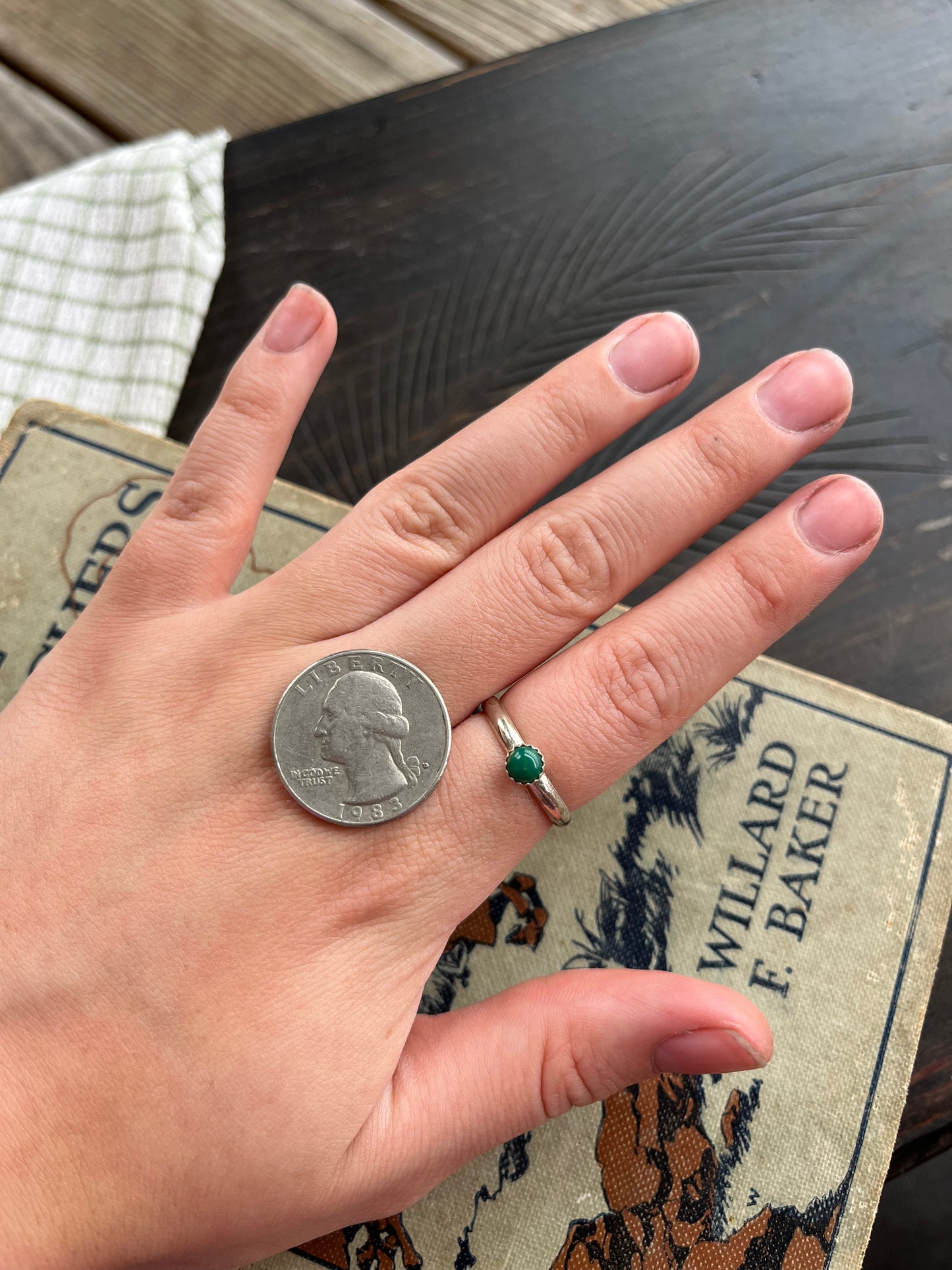 Kingman Stacker Ring Size 9