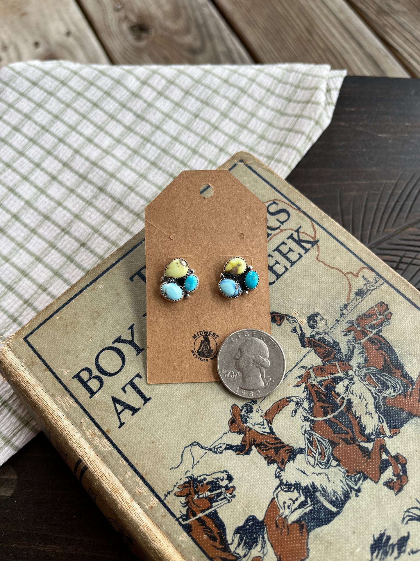 Trio Cluster Earrings