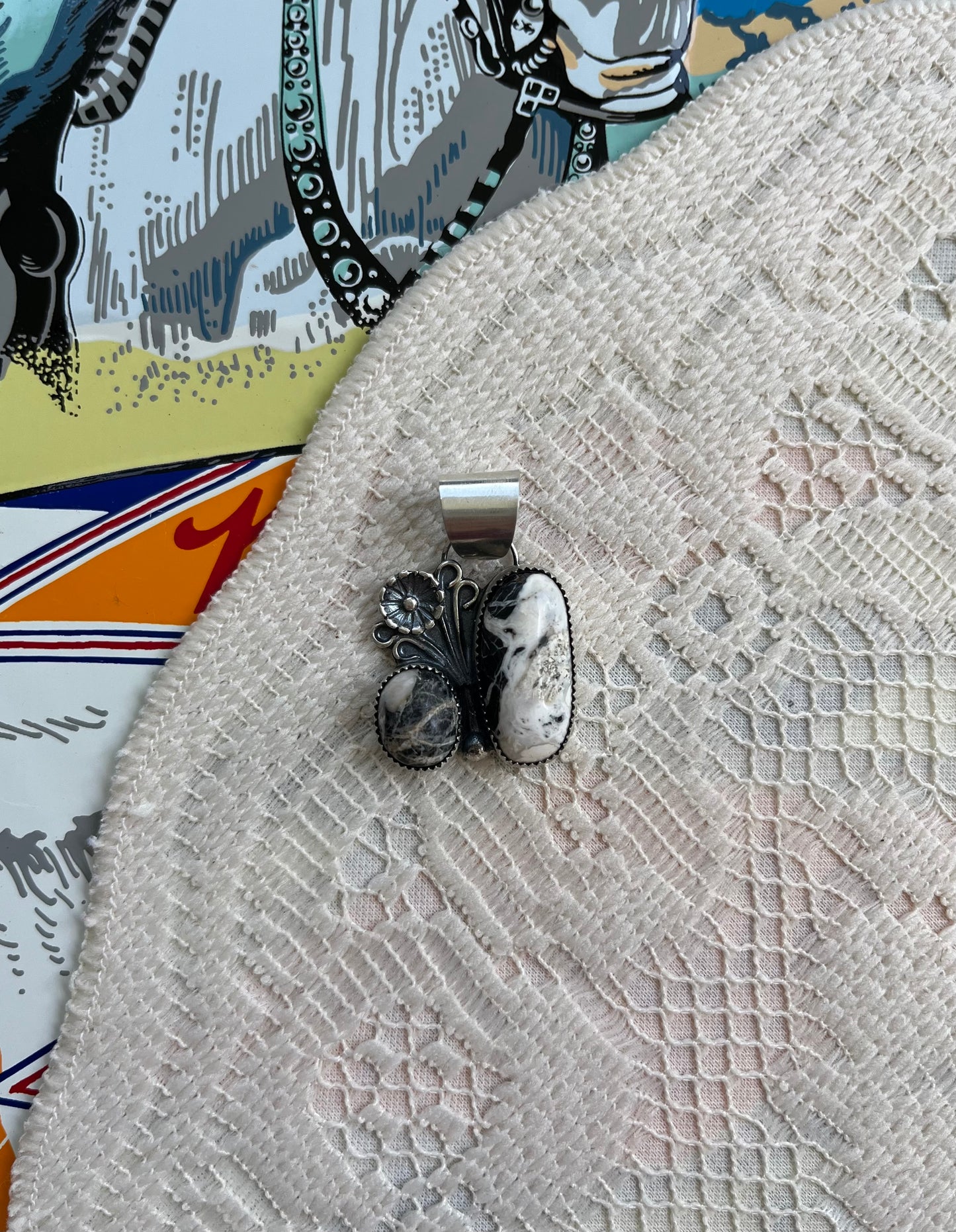 White Buffalo Pendant