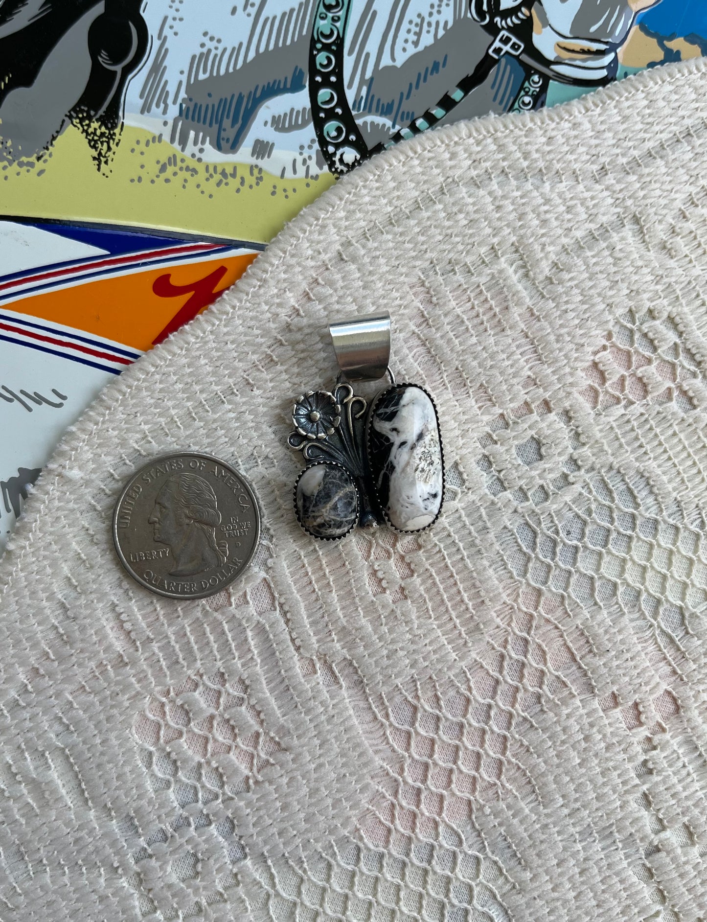 White Buffalo Pendant