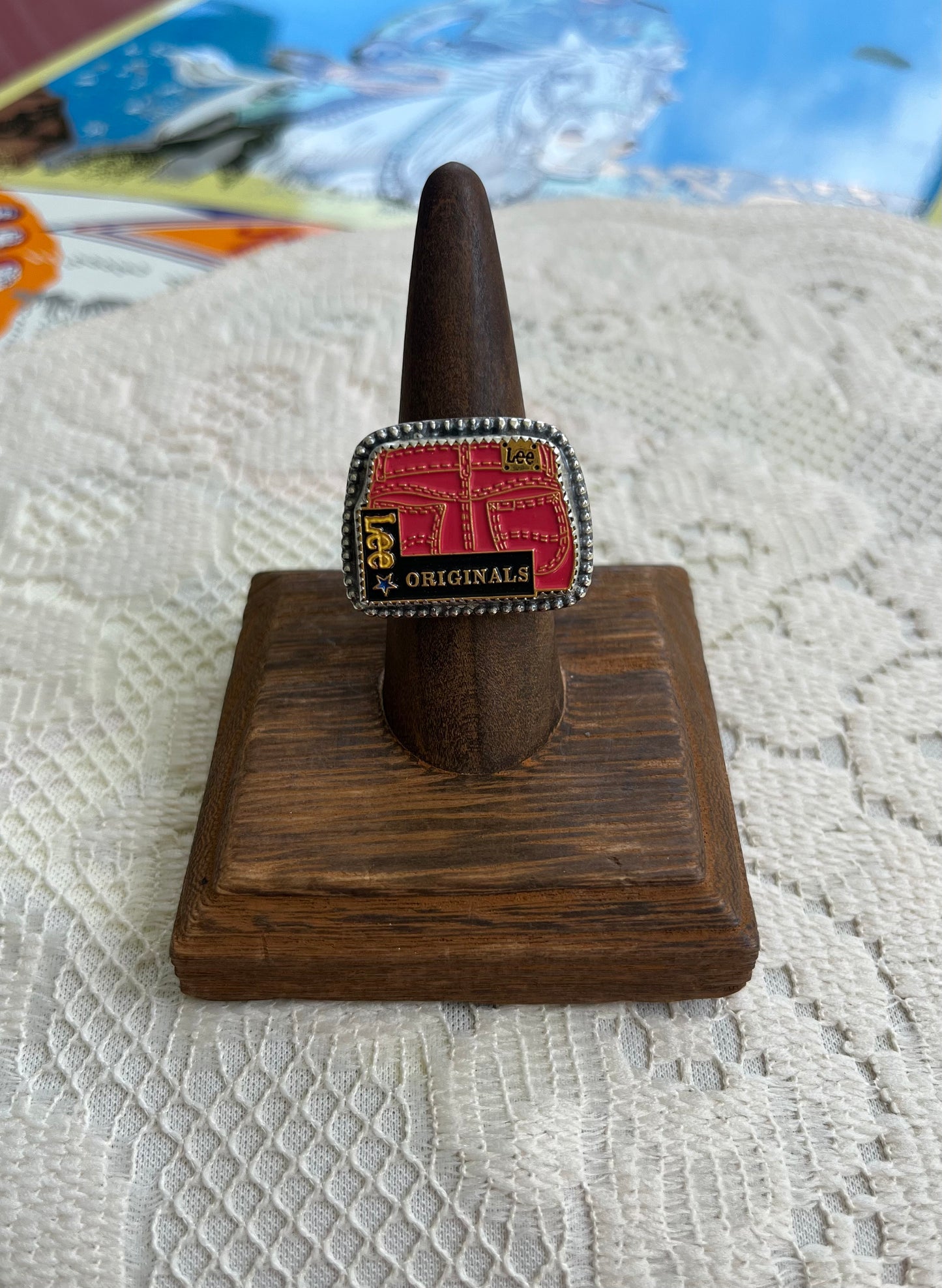 Vintage Lee Pin Ring Size 8