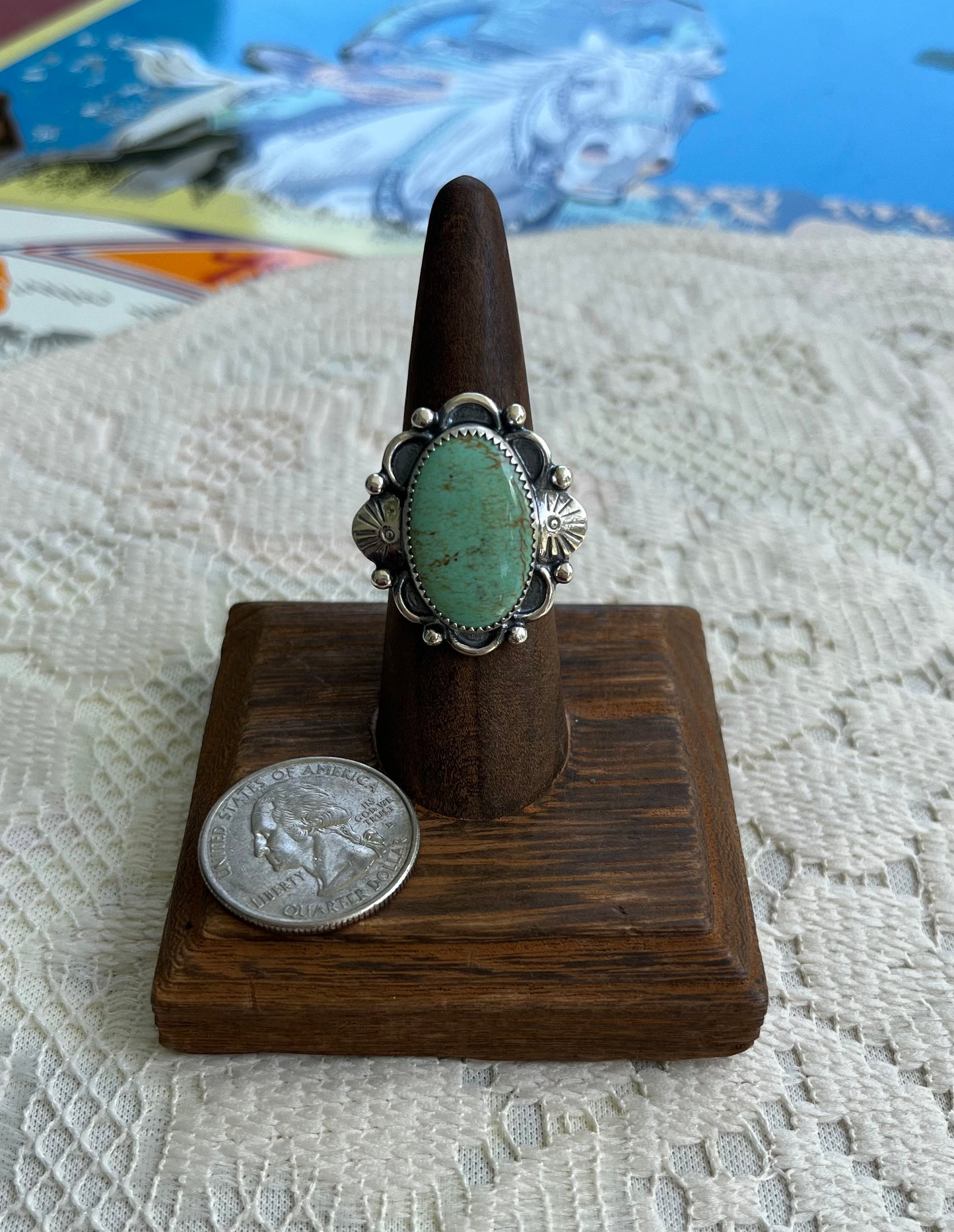 Turquoise Mountain Size 7 Ring