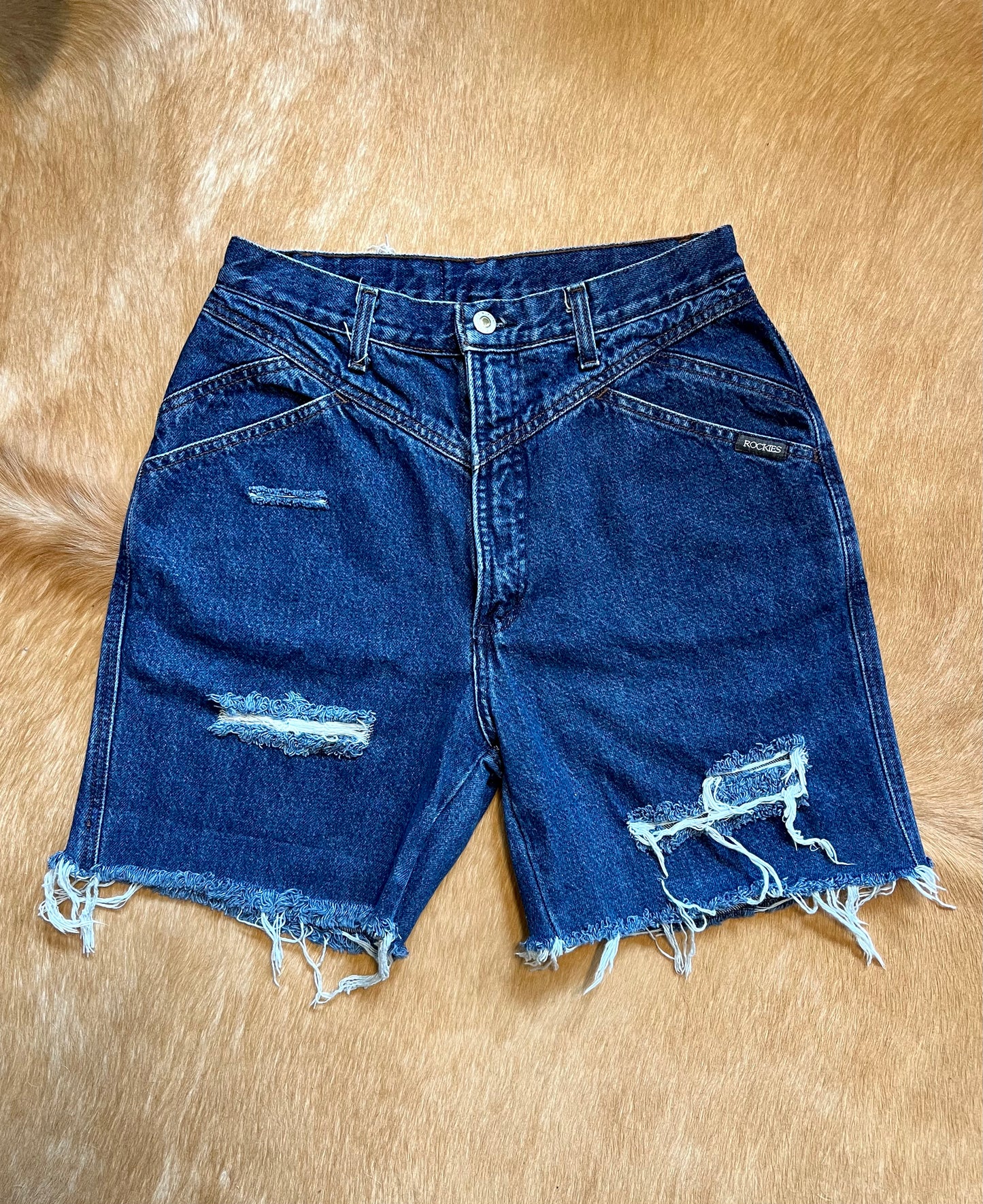 Rockies Distressed Cut-Off Shorts 31/11