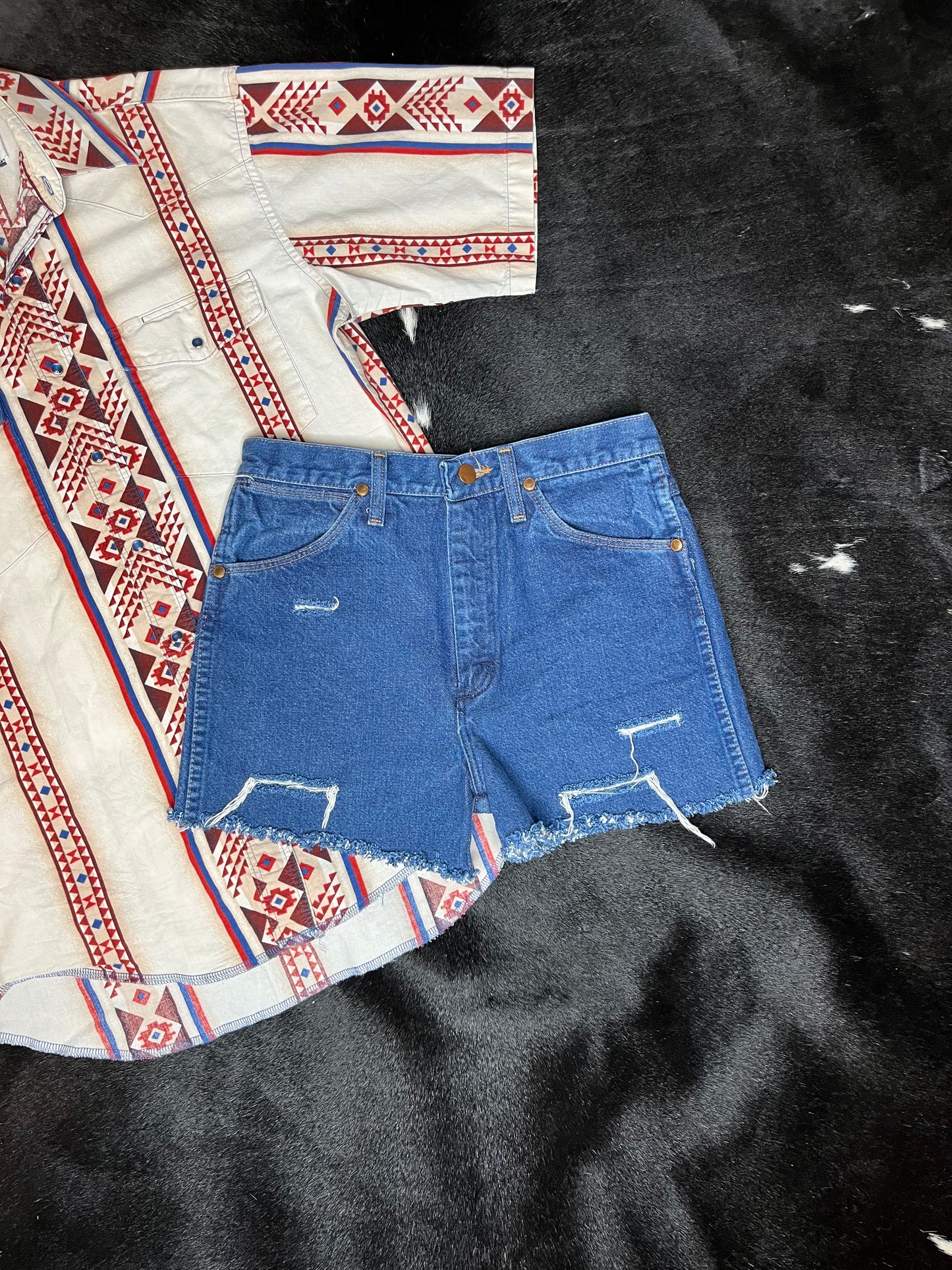 Vintage Cowboy Cut Cutoffs, Men's 31