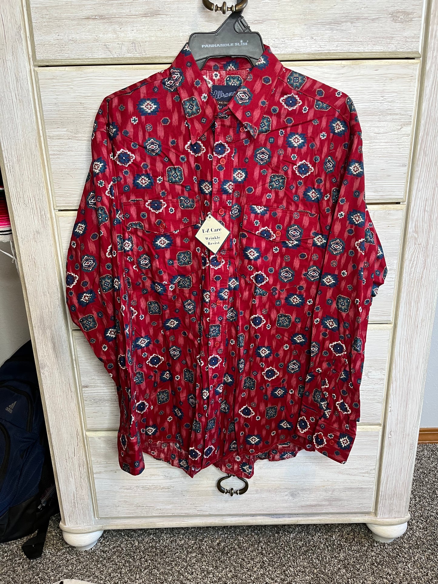 Men's Deadstock Wrangler Button Up, Large